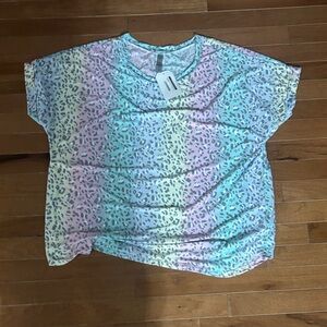 Pastel Leopard Print T-Shirt